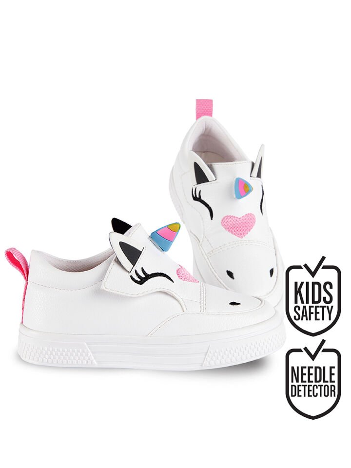 Unicorn Beyaz Kız Sneakers Spor Ayakkabı 26 N - Beyaz