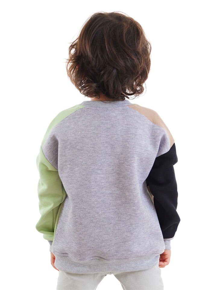 Rakun Ve Ayı Erkek Çocuk Sweatshirt 6 Y - Siyah