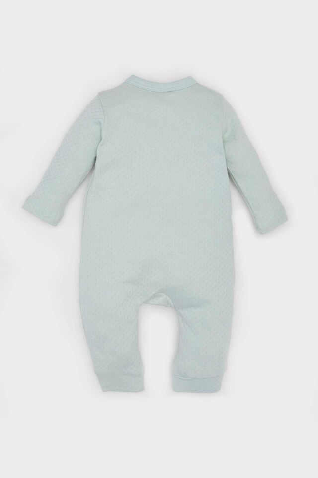 Kız Bebek Yenidoğan Çıtçıtlı Uzun Kollu Tulum