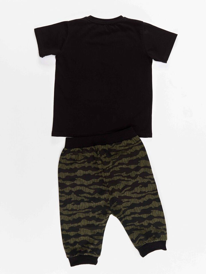 Woof Erkek Çocuk T-shirt Kapri Şort Takım