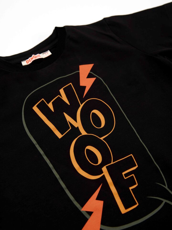 Woof Erkek Çocuk T-shirt Kapri Şort Takım