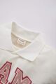 Kız Bebek Polo Yaka Baskılı Sweatshirt