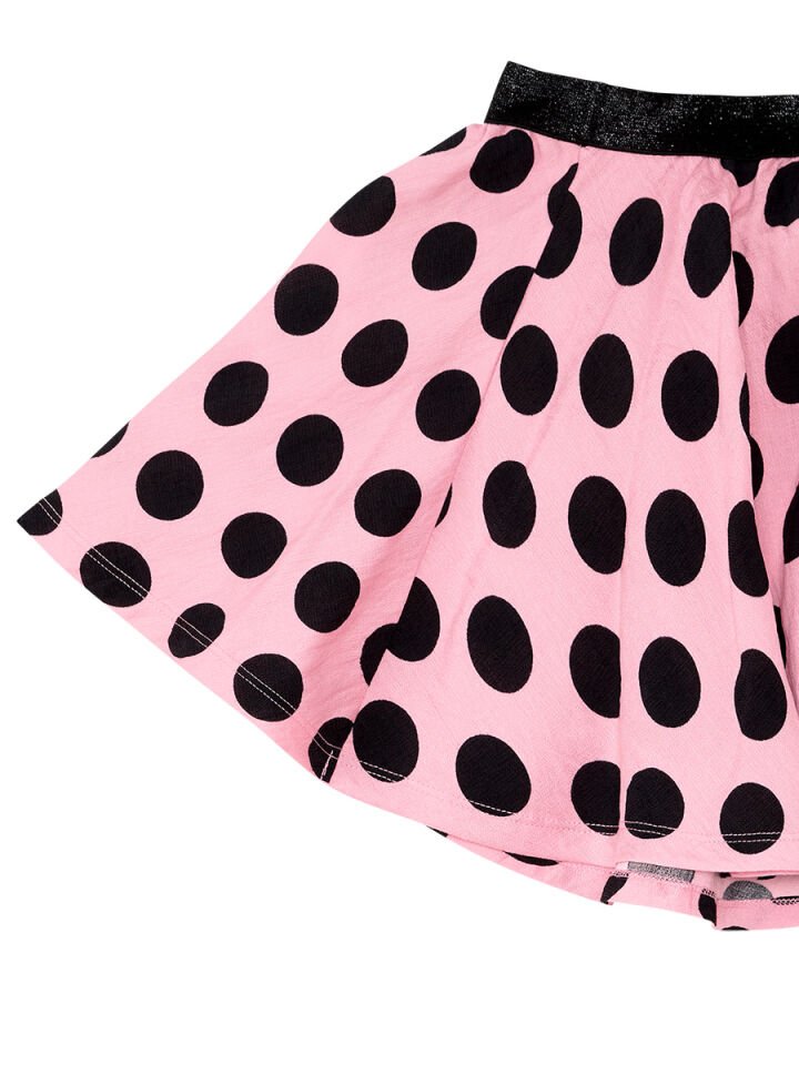 Çita Kız Çocuk T-shirt Pembe Etek Takım 3 Y - Pembe
