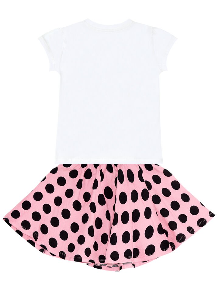 Çita Kız Çocuk T-shirt Pembe Etek Takım 4 Y - Pembe