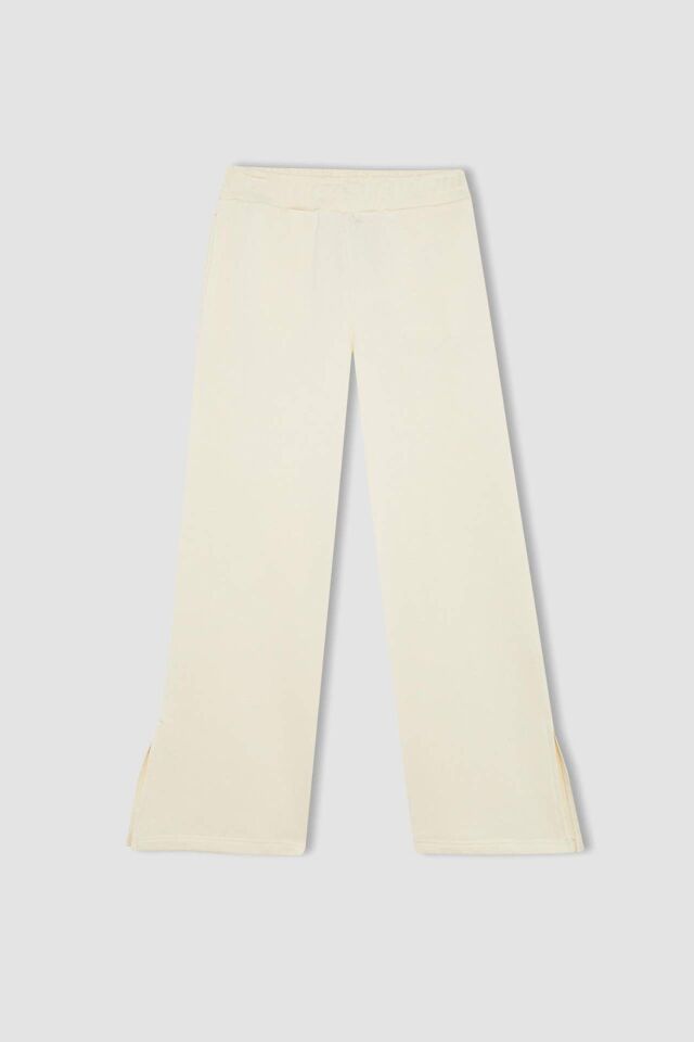 Kız Çocuk Wide Leg Geniş Yırtmaçlı Paça Pantolon