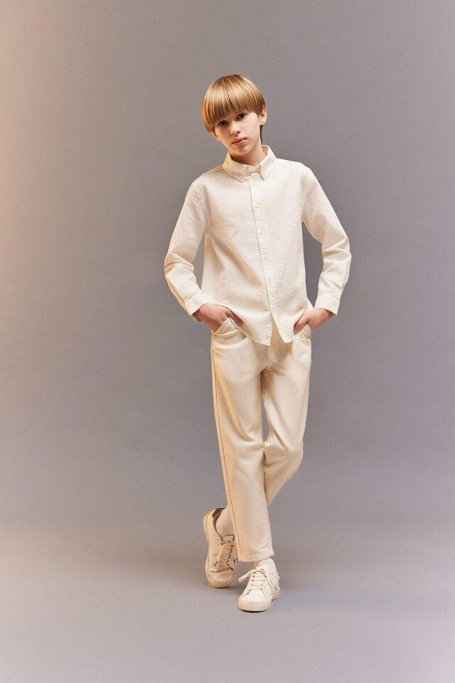 Erkek Çocuk Balloon Fit Standart Paça Twill Pantolon
