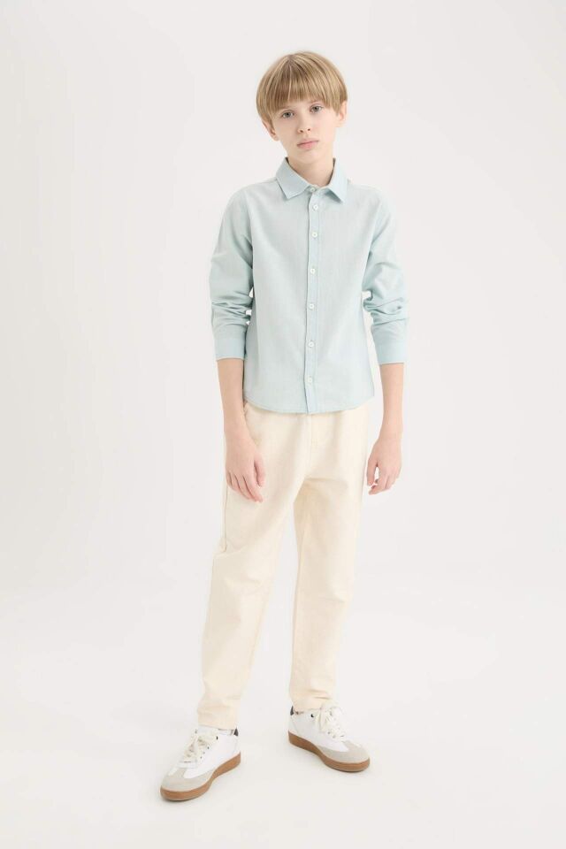 Erkek Çocuk Balloon Fit Standart Paça Twill Pantolon
