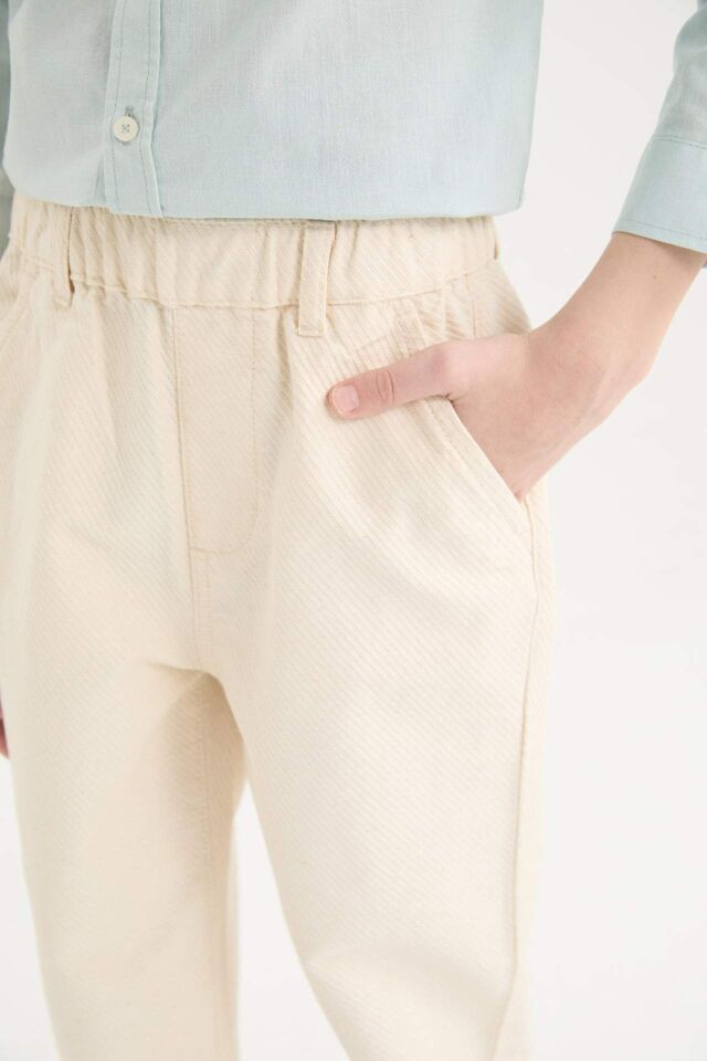 Erkek Çocuk Balloon Fit Standart Paça Twill Pantolon