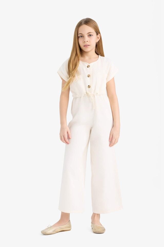 Kız Çocuk Gabardin Tulum