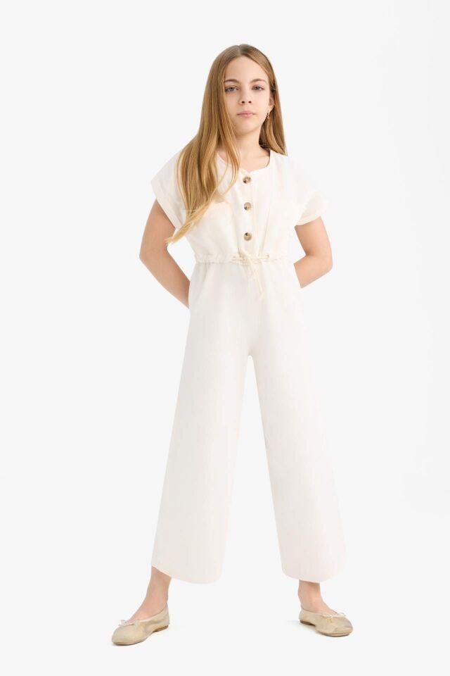 Kız Çocuk Gabardin Tulum