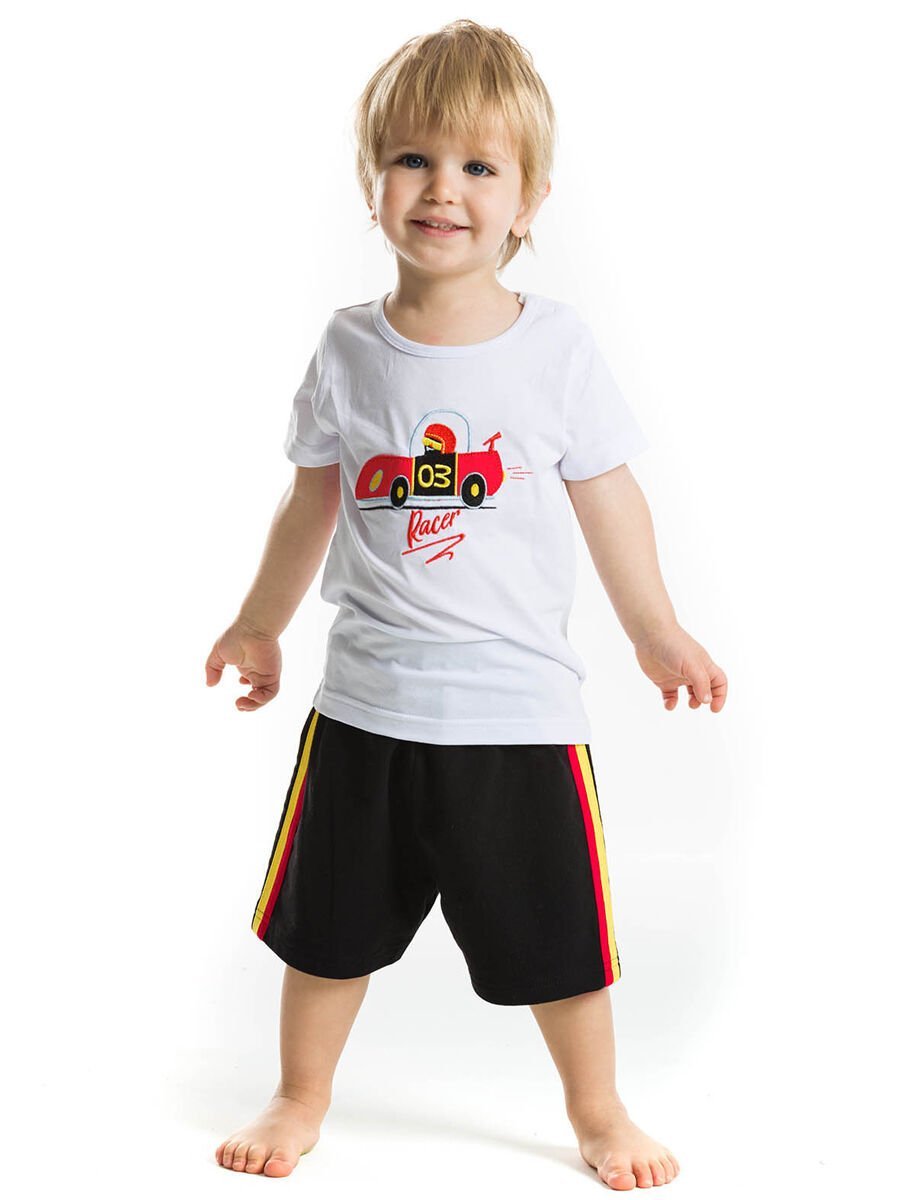 Racer 03 Erkek Bebek T-shirt Şort Takım