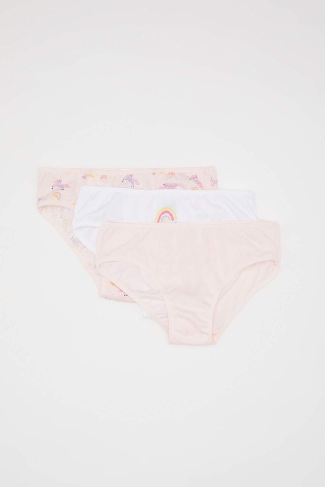 Kız Çocuk 3'lü Slip Külot