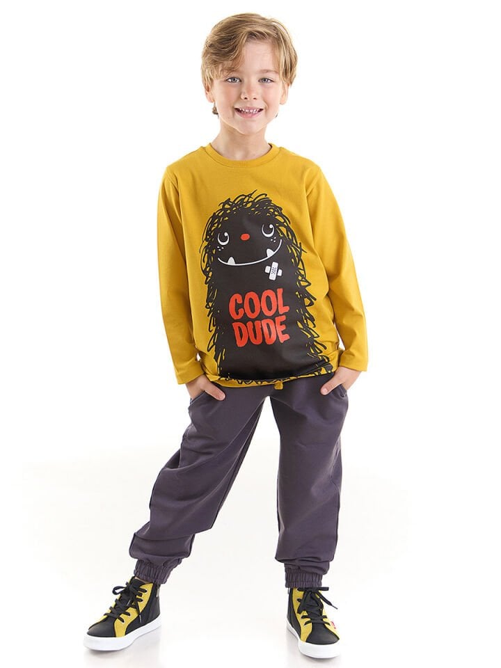 Cool Dude Erkek Çocuk T-shirt Pantolon Takım