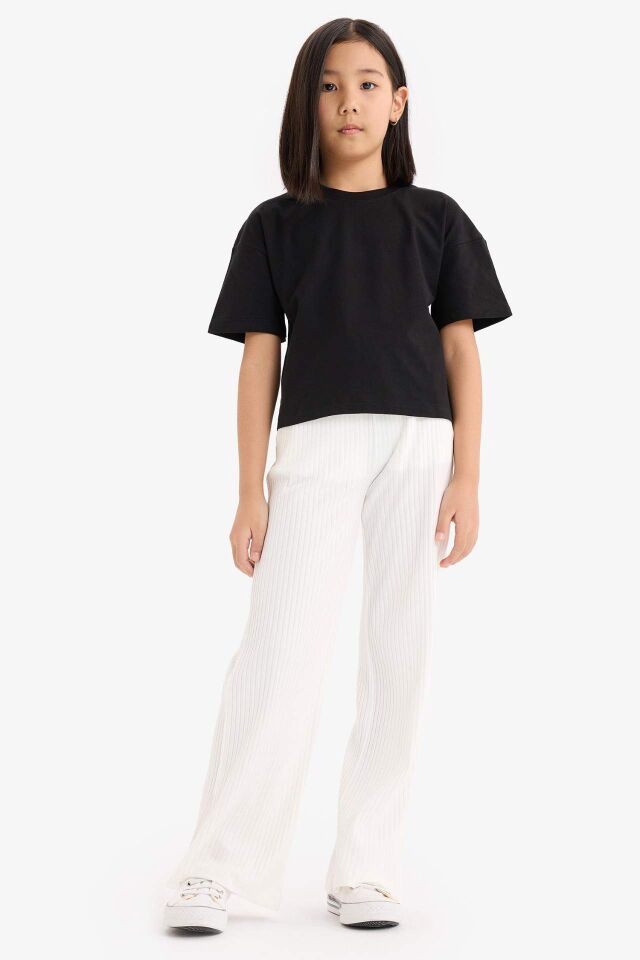 Kız Çocuk Wide Leg Geniş Paça Pantolon