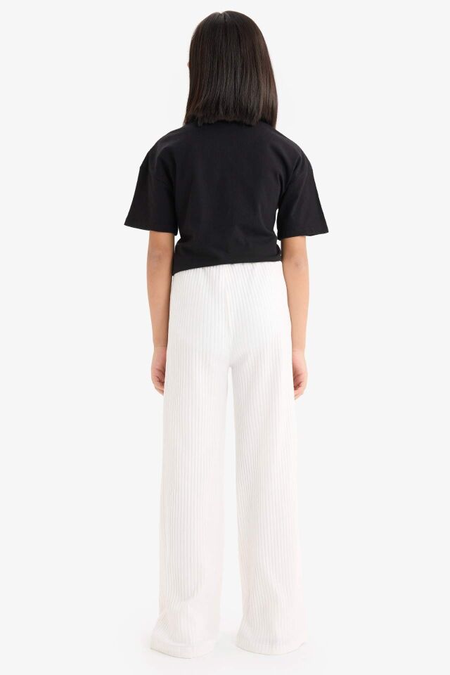 Kız Çocuk Wide Leg Geniş Paça Pantolon