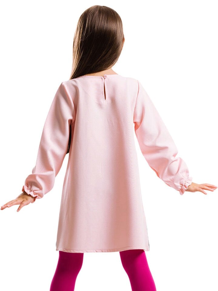 Zarif Ceylan Kız Çocuk Dokuma Elbise