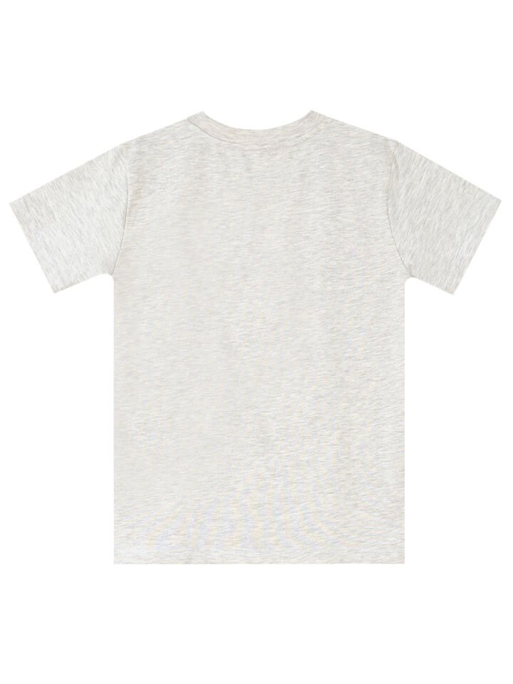 İnşaat Araçları Erkek Çocuk T-shirt Şort Takım 2 Y - Kar Melanj, Siyah
