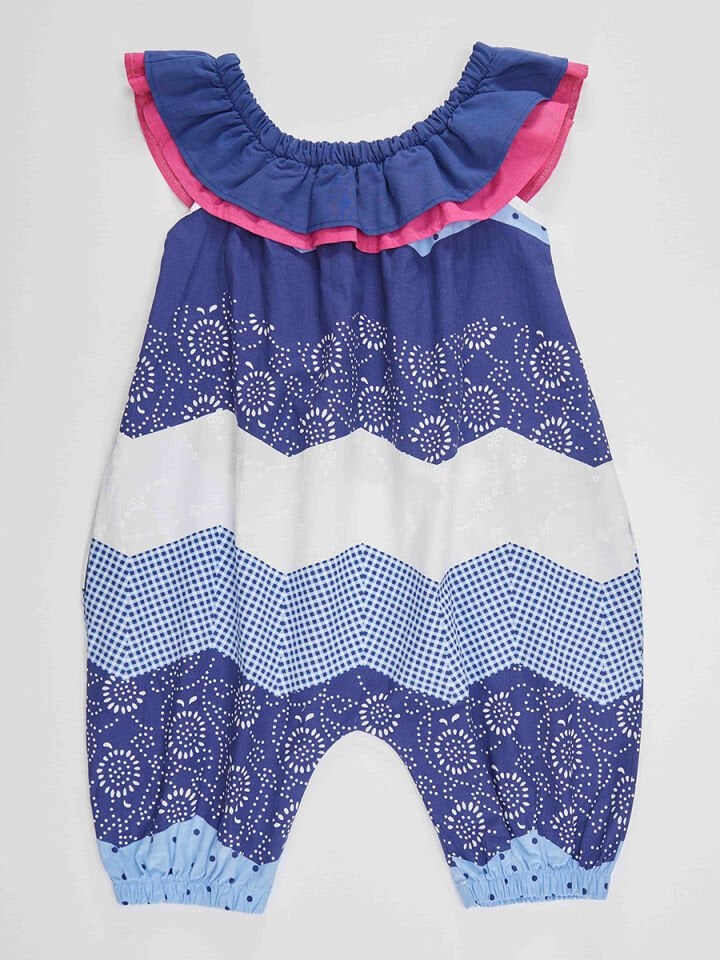 Flamenko Kız Çocuk Poplin Tulum