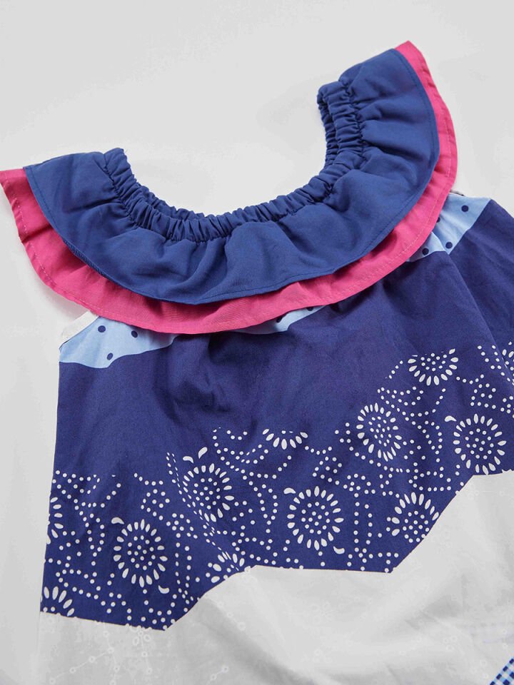 Flamenko Kız Çocuk Poplin Tulum