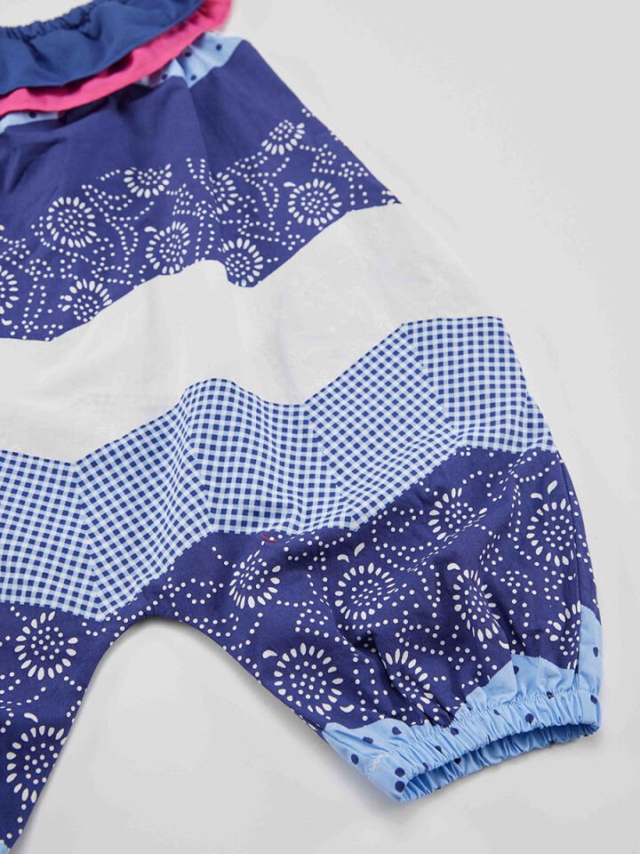 Flamenko Kız Çocuk Poplin Tulum