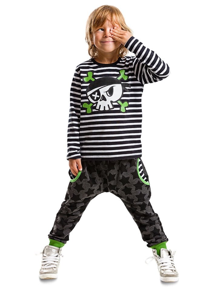 Korsan Kafa Erkek Çocuk T-shirt Pantolon Takım