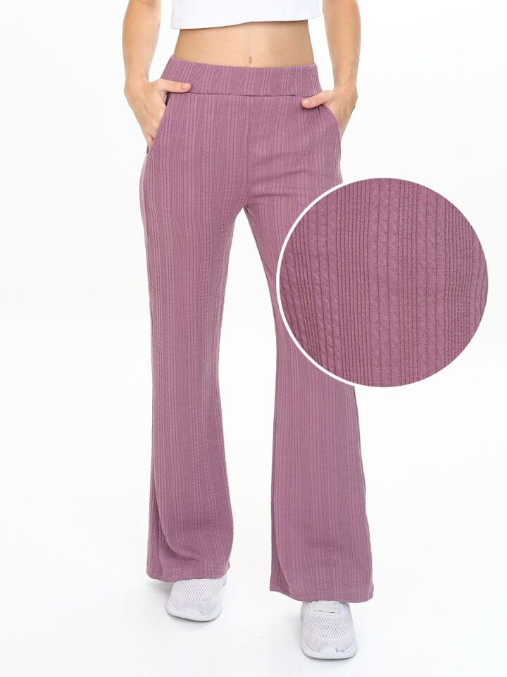 Kız Çocuk Boru Paça Gül Basic Eşofman Altı 9 Y - Gül Kurusu