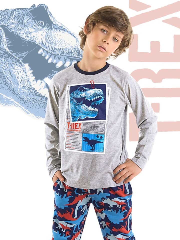 T-rex Info Erkek Çocuk T-shirt Pantolon Takım