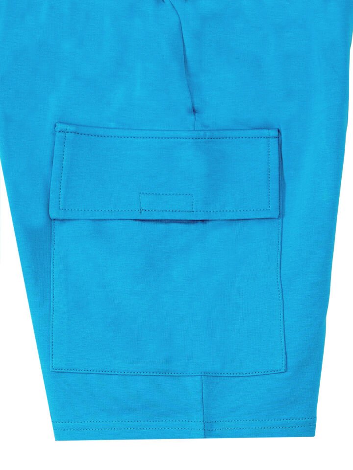 Explorer Erkek Çocuk T-shirt Şort Takım 5 Y - Gri, Mavi