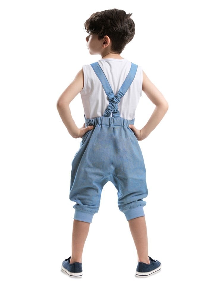 Yeah Erkek Çocuk Gabardin Tulum 5 Y - Mavi