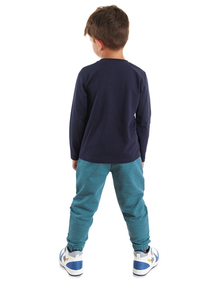 Fragile Erkek Çocuk T-shirt Pantolon Takım 9 Y - Lacivert