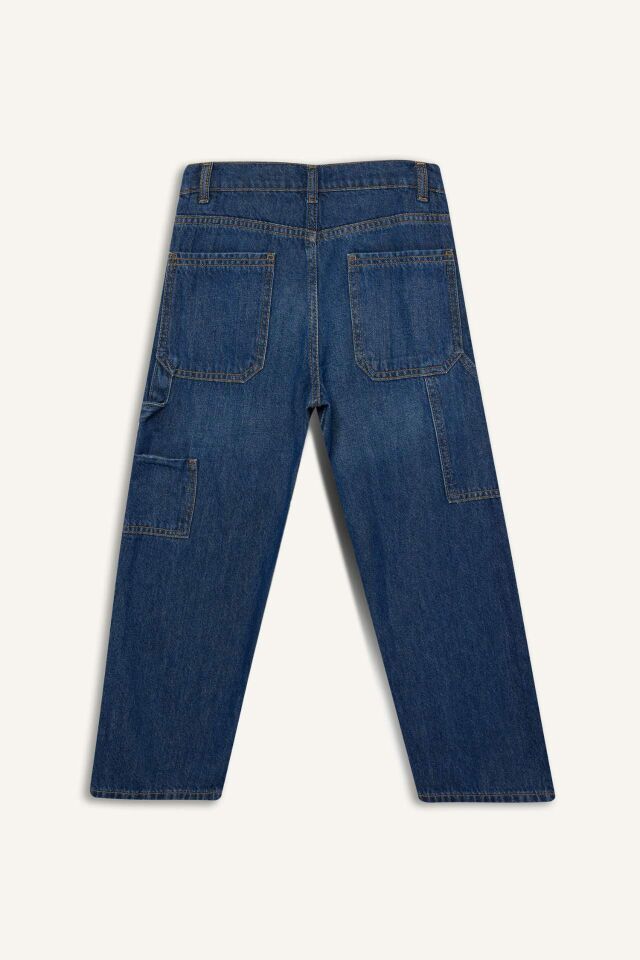 Erkek Çocuk Wide Leg Geniş Bol Paça Jean Pantolon