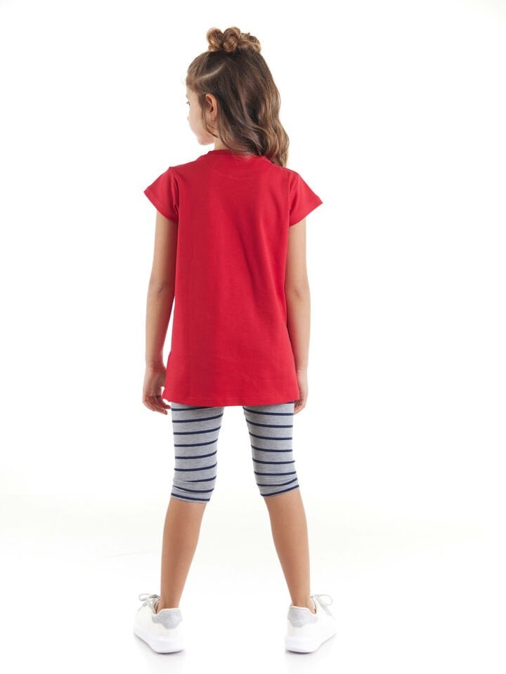 Super Cat Kız Çocuk Tunik Tayt Takım