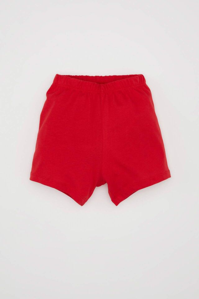 Erkek Bebek Pijama Takım Baskılı Penye Kısa Kollu Üst Beli Lastikli Şort Alt