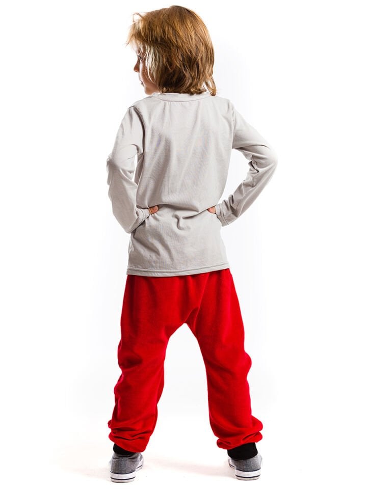 Yo Yo Yo Kadife Erkek Çocuk T-shirt Pantolon Takım