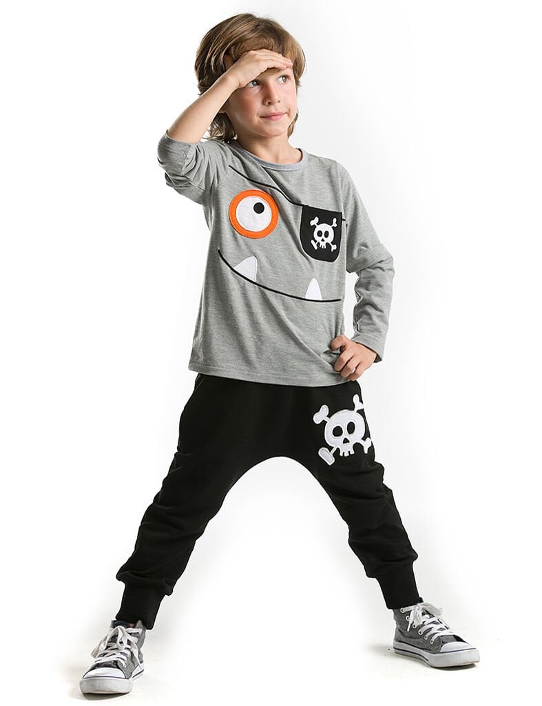 Happy Pirate Erkek Çocuk T-shirt Pantolon Takım