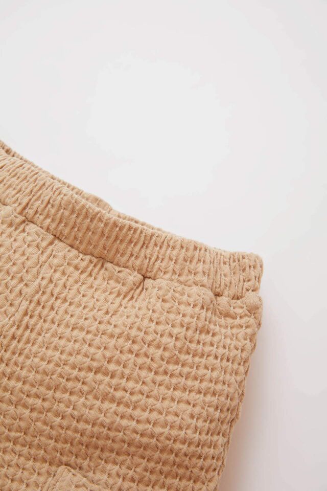 Kız Bebek Beli Lastikli Geniş Bol Paça Pantolon