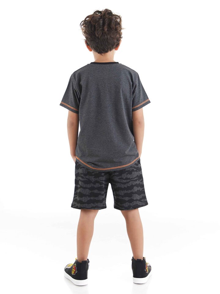 Uçak Erkek Çocuk T-shirt Şort Takım