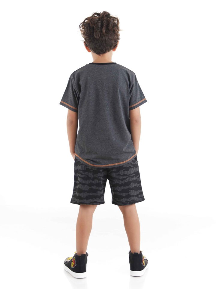 Uçak Erkek Çocuk T-shirt Şort Takım