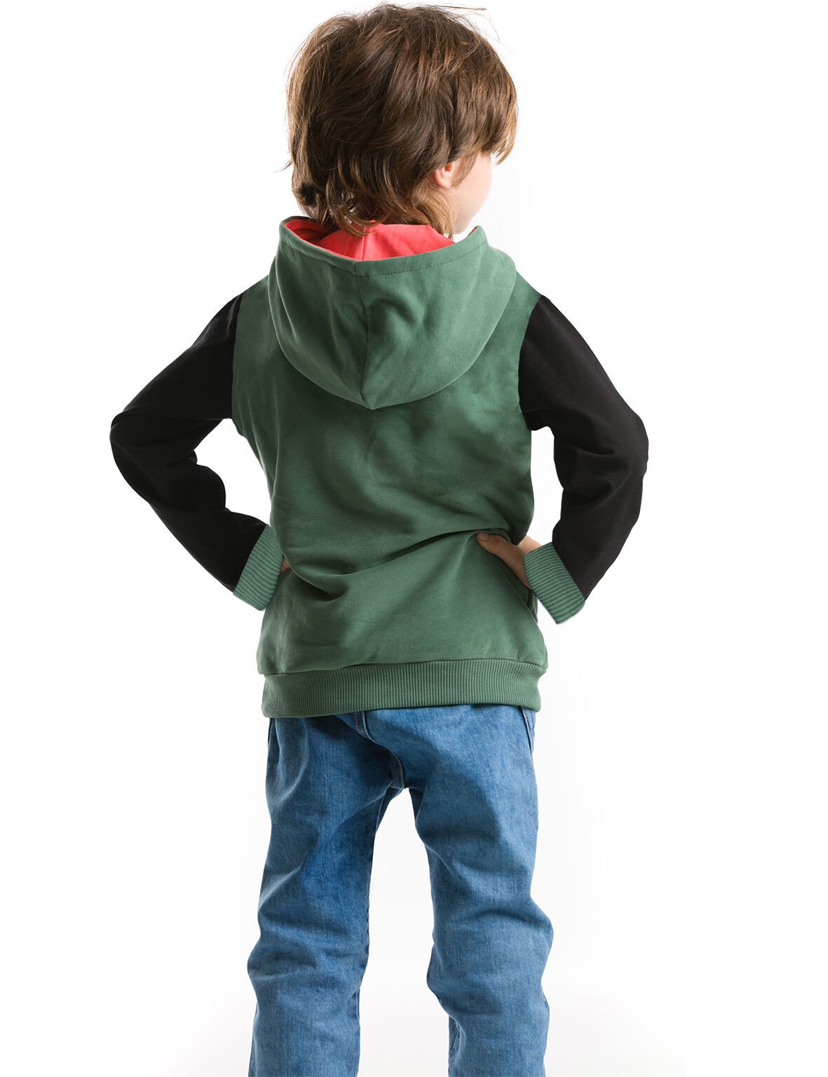 Obur Kapişonlu Erkek Çocuk Sweatshirt 6 Y - Yeşil