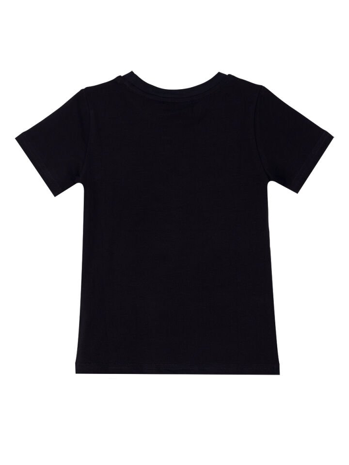 Rakun Erkek Çocuk T-shirt Şort Takım 5 Y - Siyah, Gri
