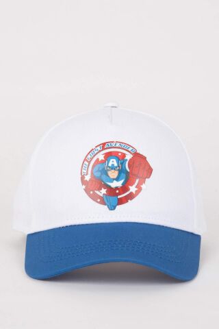 Erkek Çocuk Marvel Avengers Pamuklu Beyzbol Basketbol Şapkası