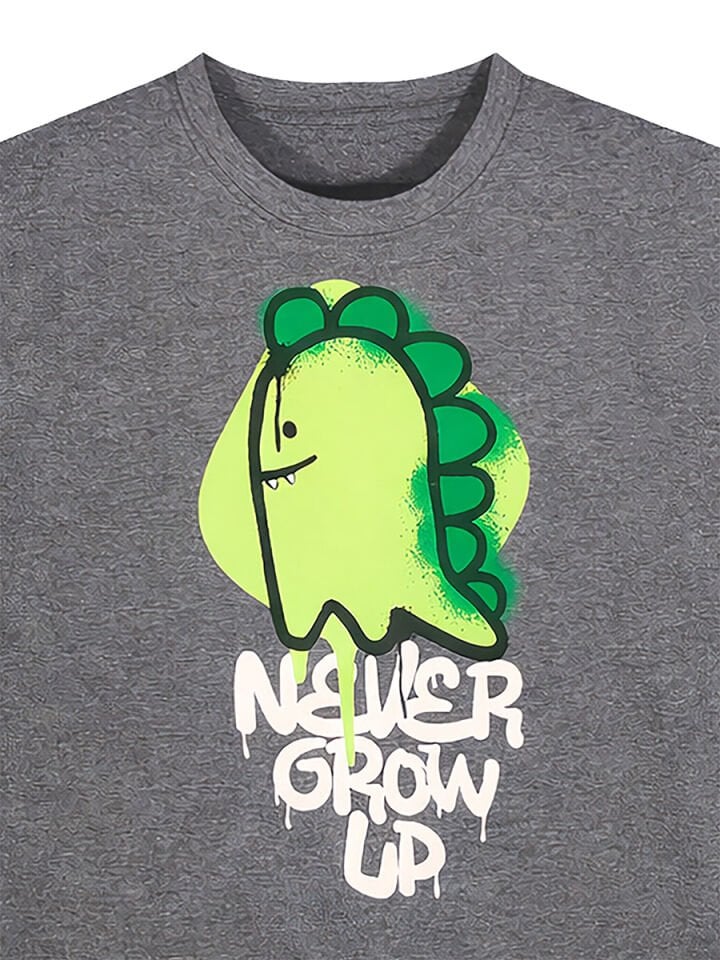 Dino Spray Erkek Çocuk T-shirt Şort Takım