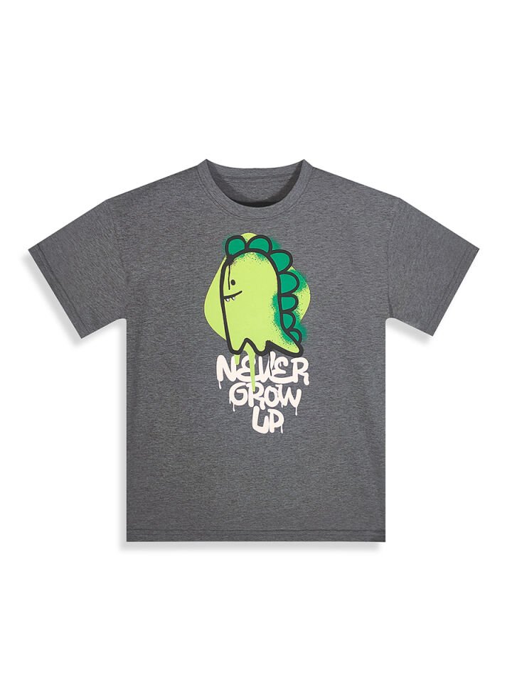 Dino Spray Erkek Çocuk T-shirt Şort Takım 7Y - Yeşil