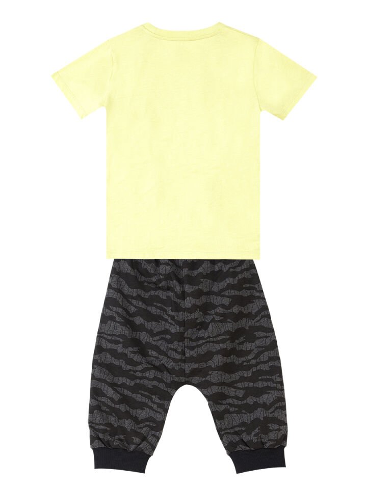 Sharks Erkek Çocuk T-shirt Kapri Şort Takım