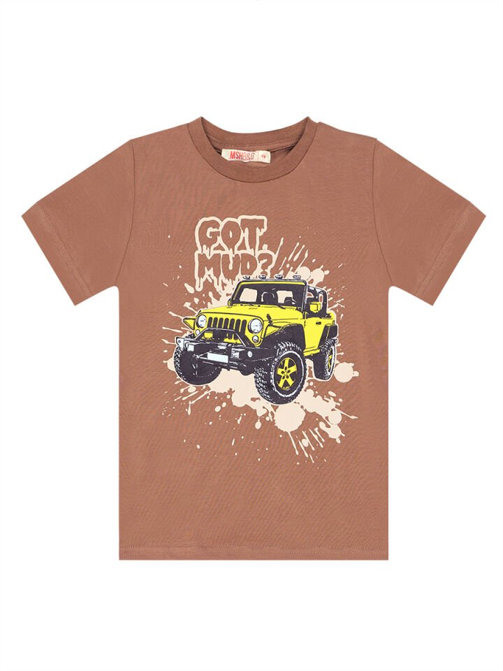 Jeep Mood Erkek Çocuk T-shirt Gabardin Şort Takım