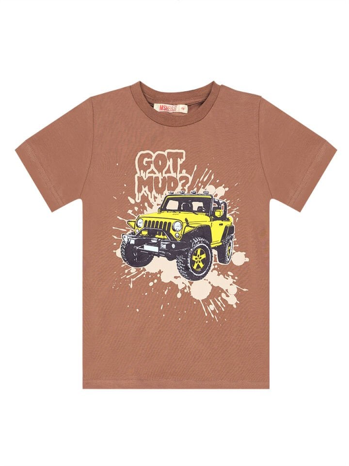 Jeep Mood Erkek Çocuk T-shirt Gabardin Şort Takım