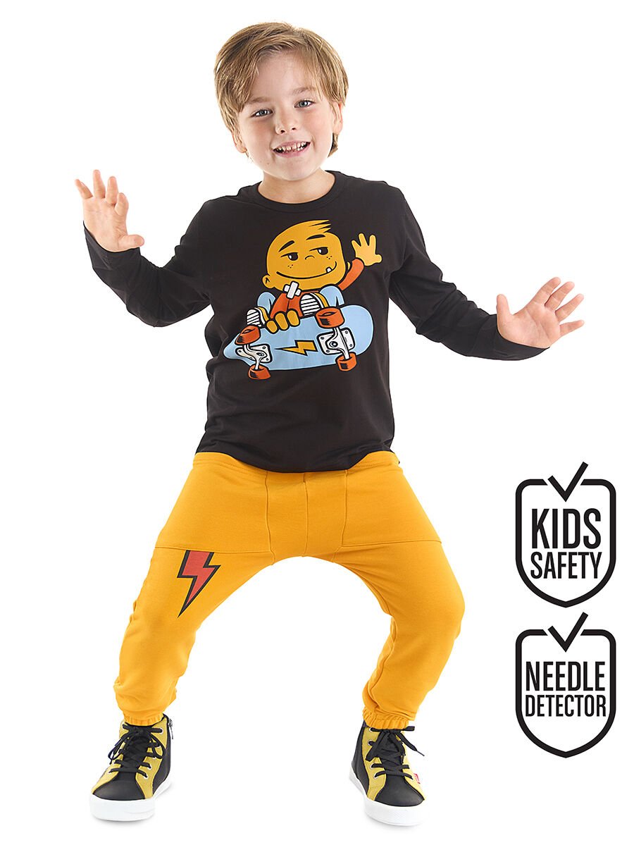 Skate Thunder Erkek Çocuk T-shirt Pantolon Takım