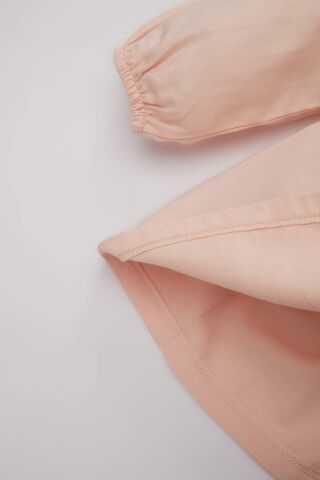 Kız Bebek Uzun Kollu Twill Elbise