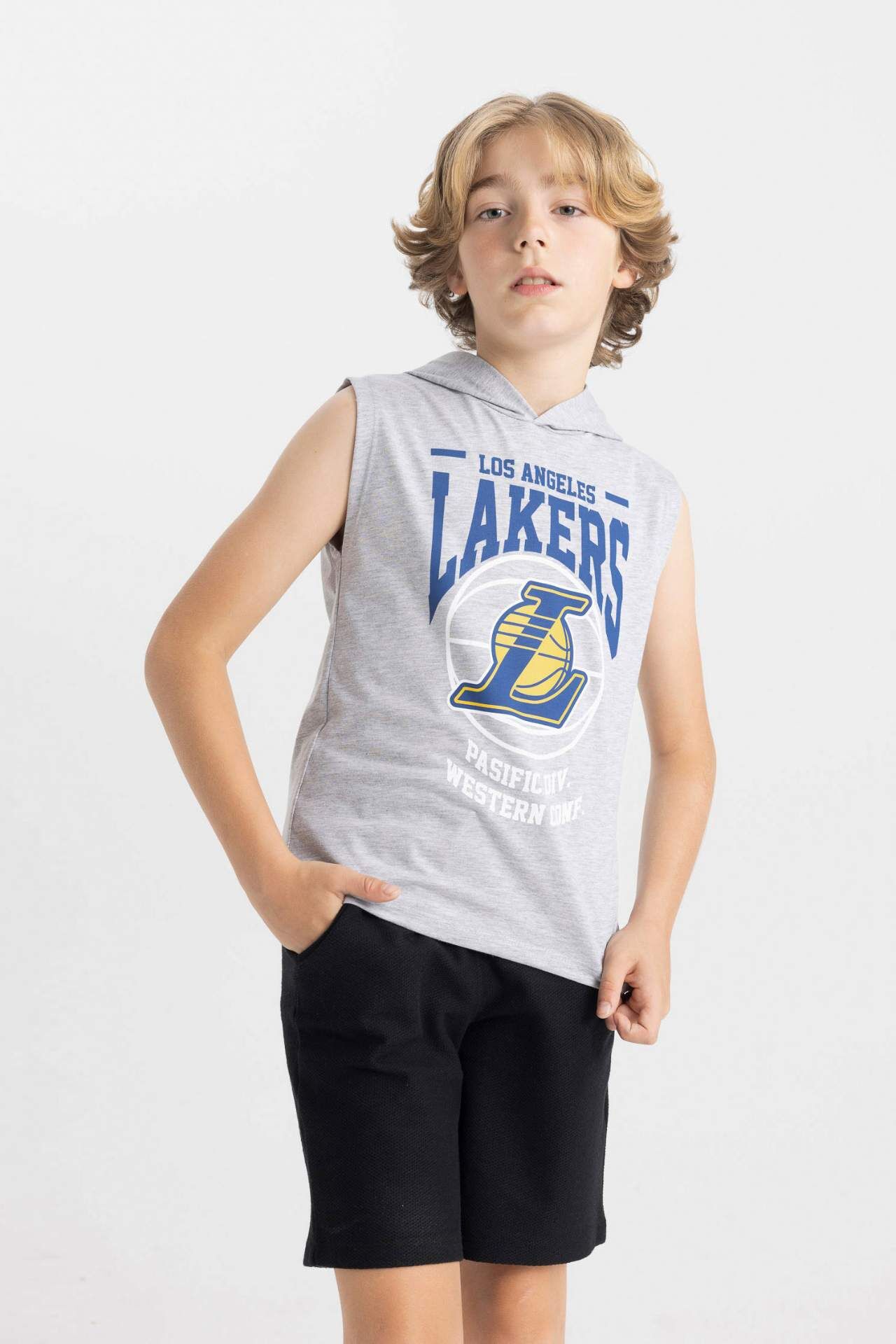 Erkek Çocuk NBA Los Angeles Lakers Kapüşonlu Atlet