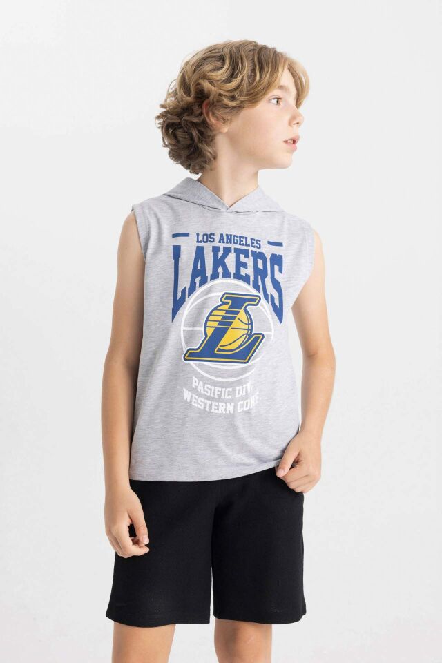 Erkek Çocuk NBA Los Angeles Lakers Kapüşonlu Atlet